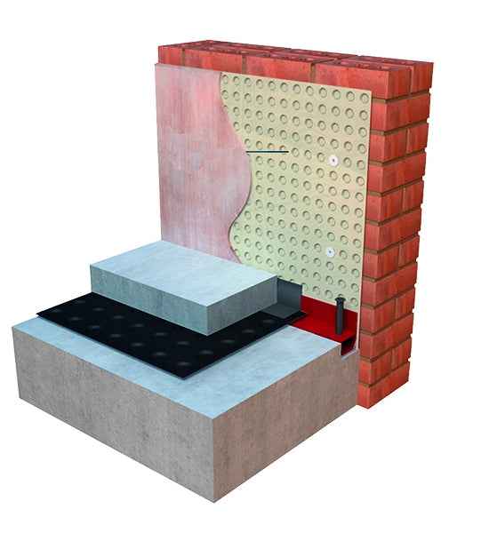 WYKAMOL CM8 CAVITY DRAIN MESH MEMBRANE (2m x 20m Roll)