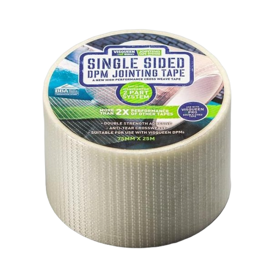 VISQUEEN PRO SINGLE SIDED JOINTING TAPE (75mm x 25m Roll) image 0