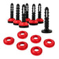 WYKAMOL CM BRICK PLUGS with Seals - Black (100 Pack)