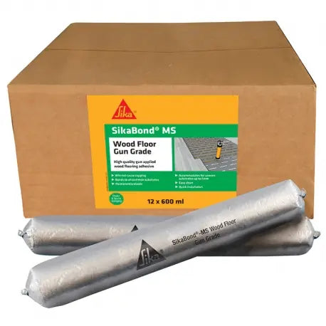SIKABOND MS WOOD FLOOR GUN GRADE PARQUET BROWN (600ml) image 0