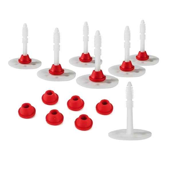 WYKAMOL CM PLASTER PLUGS with Seals - White (100 Pack)